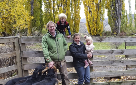 The Redfern family. (L-R) Guy, Arthur, Fiona and Matilda.