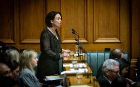 Ginny Andersen talks Police during Question Time in Parliament's Debating Chamber.
