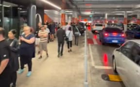 Hutt City Councillor Brady Dyer posted a video to social media of people queueing up for the EB Games closing down sale.