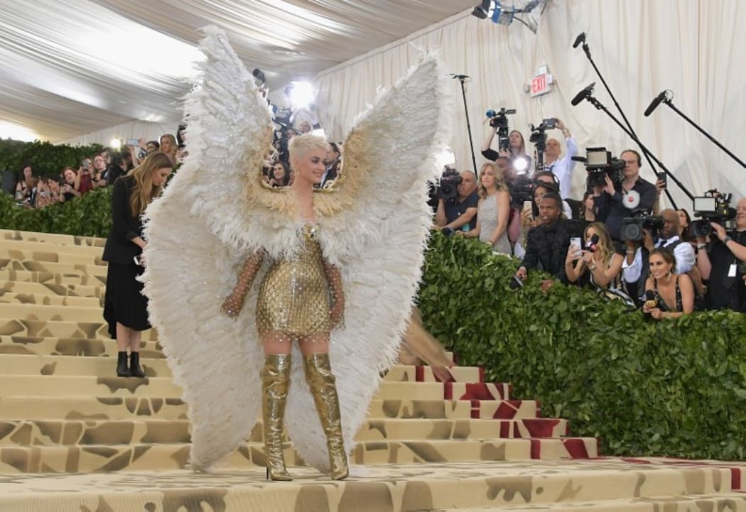 Katy Perry came as an archangel at The Metropolitan Museum of Art on May 7, 2018 in New York City.