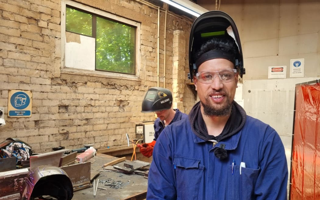 Stratford father-of-four Kahu Murray applied for the course after being stood down for a seasonal shutdown at a meatworks where he worked.