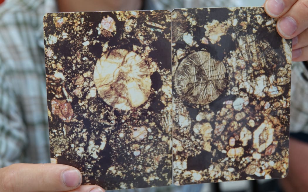 A close look at the makeup of the meteorite.