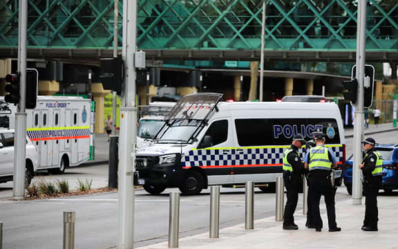 Police have not labelled the incident an act of terrorism. (ABC News: Keane Bourke)