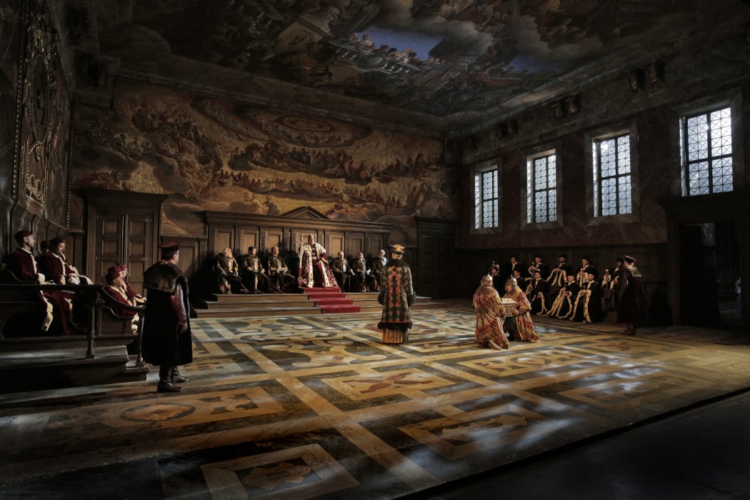 A scene from Simon Boccanegra at The Met
