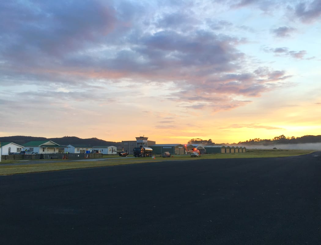The Ministry for Primary Industries mosquito spraying programme in 2018 at the Parakai Airport.