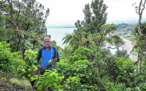 Brent Sheather spends much of his free time maintaining the native bush that surrounds his home in Ōtarawairere, Bay of Plenty and is fed up with finding the remains of cleared native plants.