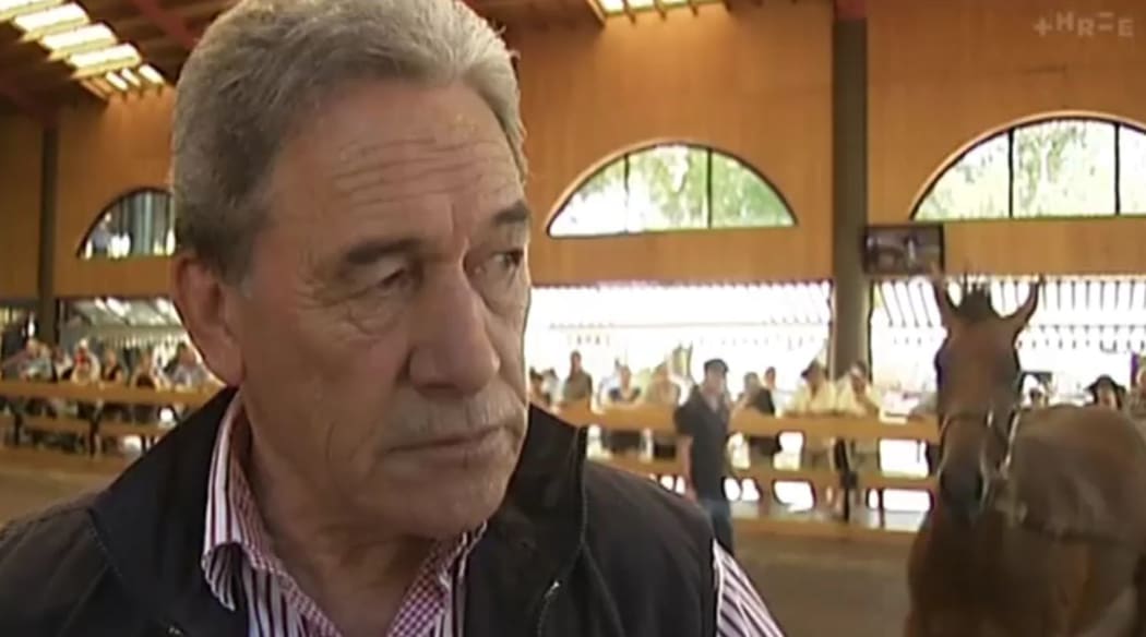 Winston Peters tells Newshub back in January at Karaka he's not "humbugging around" about free-to-air sport.