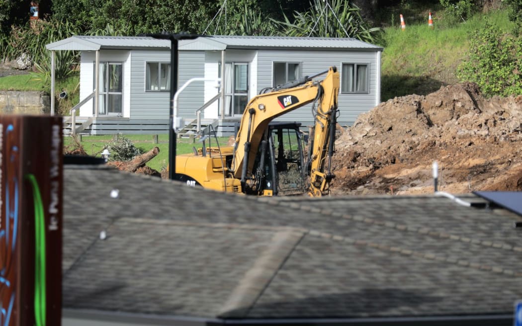 Mount Maunganui landslide recovery site 26/06