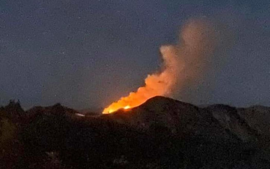Crews were called out to tackle the blaze overnight.