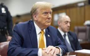 Former President Donald Trump appears at Manhattan criminal court before his trial in New York, Tuesday, May 14, 2024.