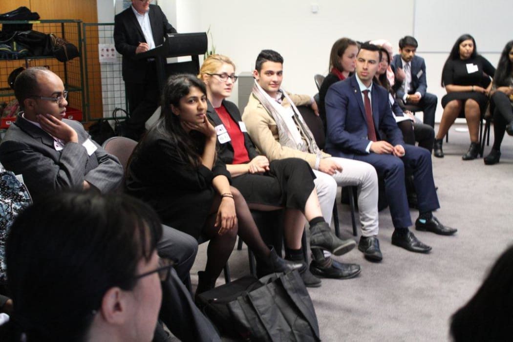 The Q&A session at parliament.