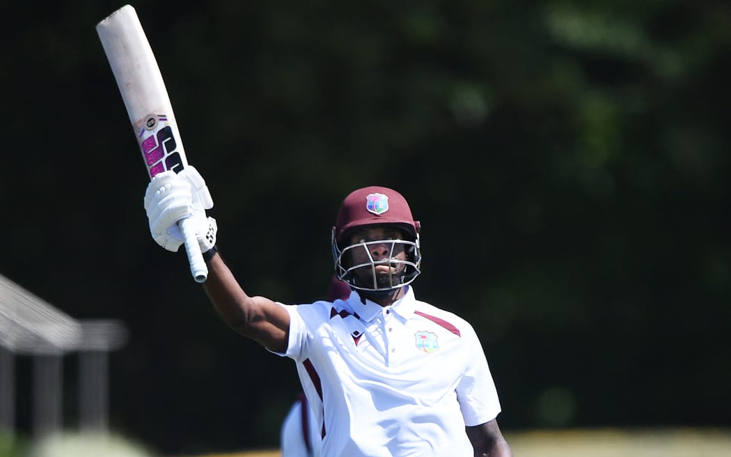 West Indies player Justin Greaves scores 150 runs during Day 5 of the 1st Test match between New Zealand and West Indies at Hagley Oval, Christchurch, New Zealand. Saturday 6 December 2025. ©Copyright Photo: Chris Symes / www.photosport.nz