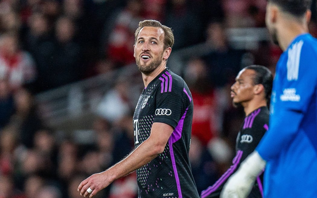 FC Bayern Munich striker Harry Kane, 2024.