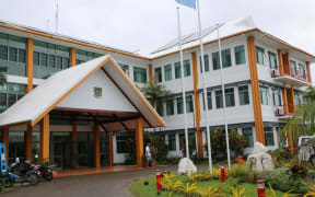 Tuvalu's parliament building