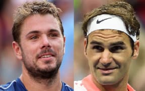 Stan Wawrinka and Roger Federer.