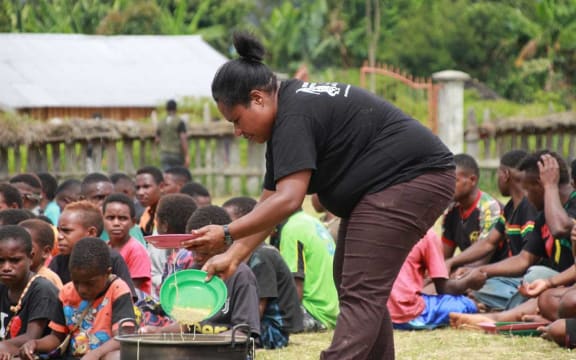 The Humanity Volunteer Team of Nduga has been helping communities displaced by armed conflict in Papua's Nduga regency with food, health and education needs in Wamena.