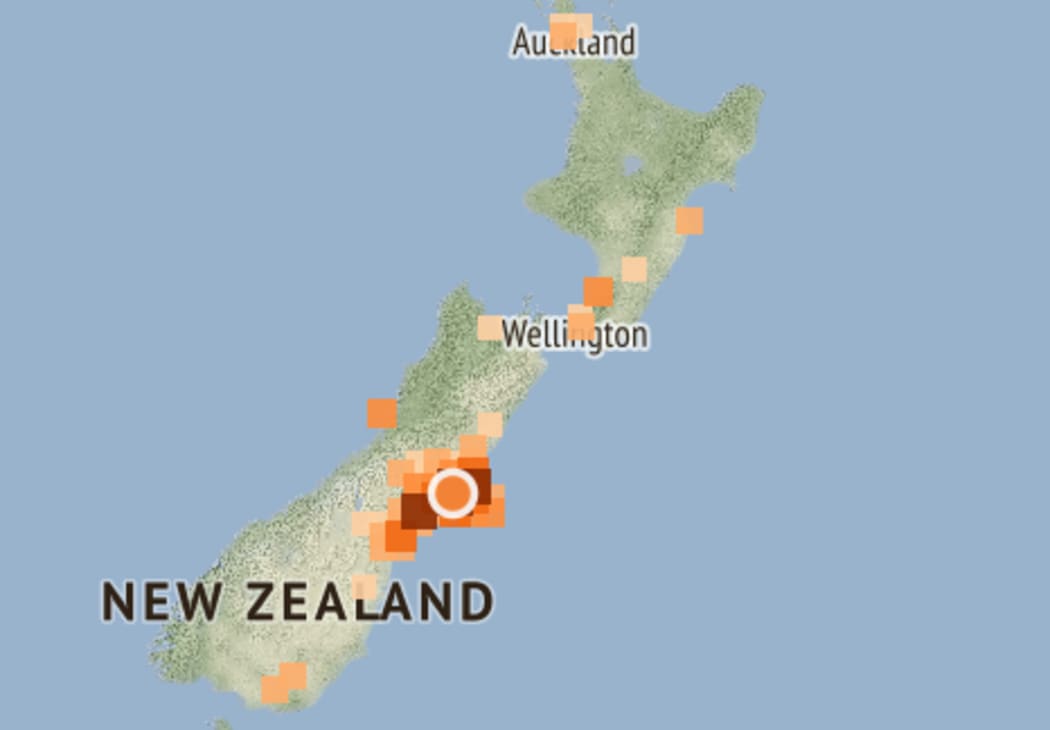 The earthquake was felt by thousands of people in Christchurch.