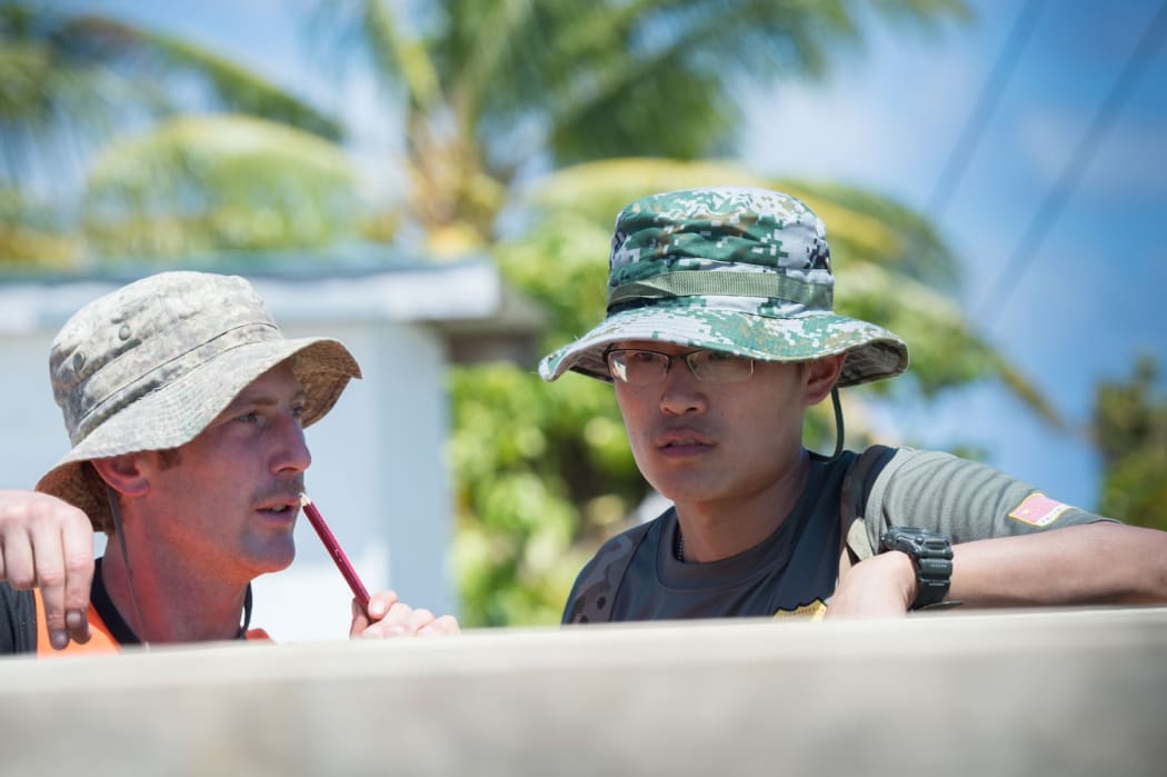Military engineers and tradesmen from China, New Zealand, Britain and the US spent six weeks on a range of infrastructure projects in the Cook Islands.