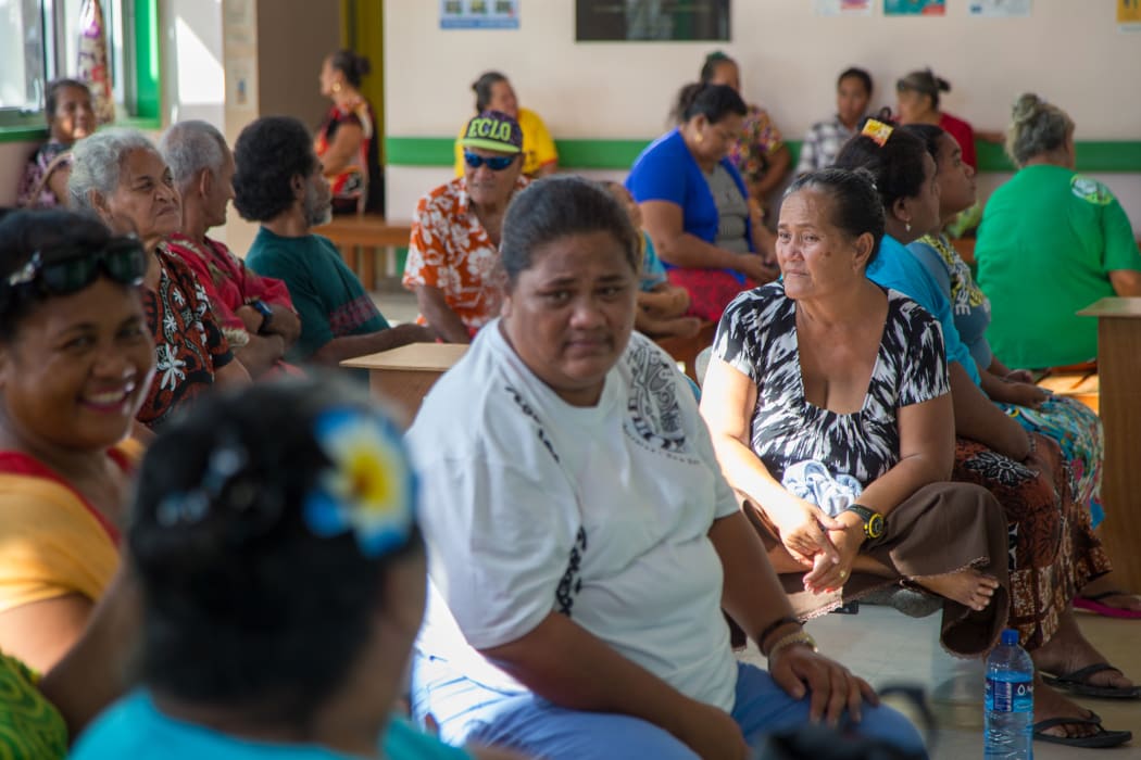 Locals at the Princess Margaret Hospital in Funafuti, Tuvalu.