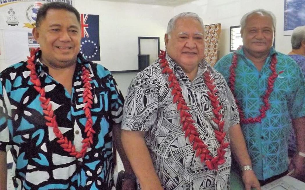(From left), Namulau'ulu Sami Leota, Tuila'epa Sa'ilele Malielegaoi and Papalii Li'o Ta'eu Masipa'u