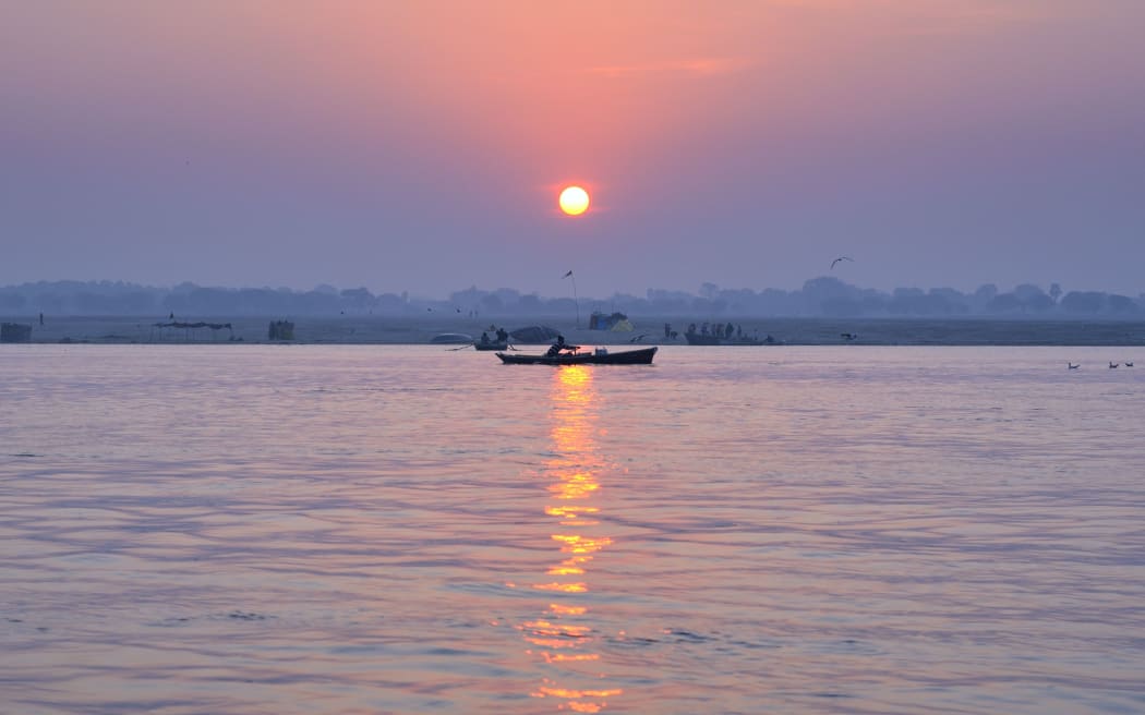 Sunrise on the Ganges River