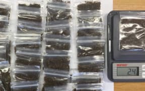 Synthetic cannabis seized by police at a recent raid in Ranui