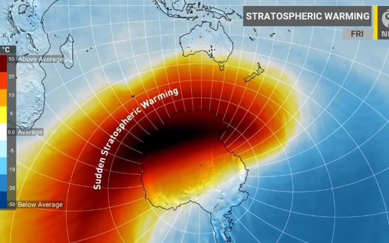 Rare atmospheric event called Sudden Stratospheric Warming could impact ...