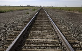 Railroad tracks. Railway tracks. generic