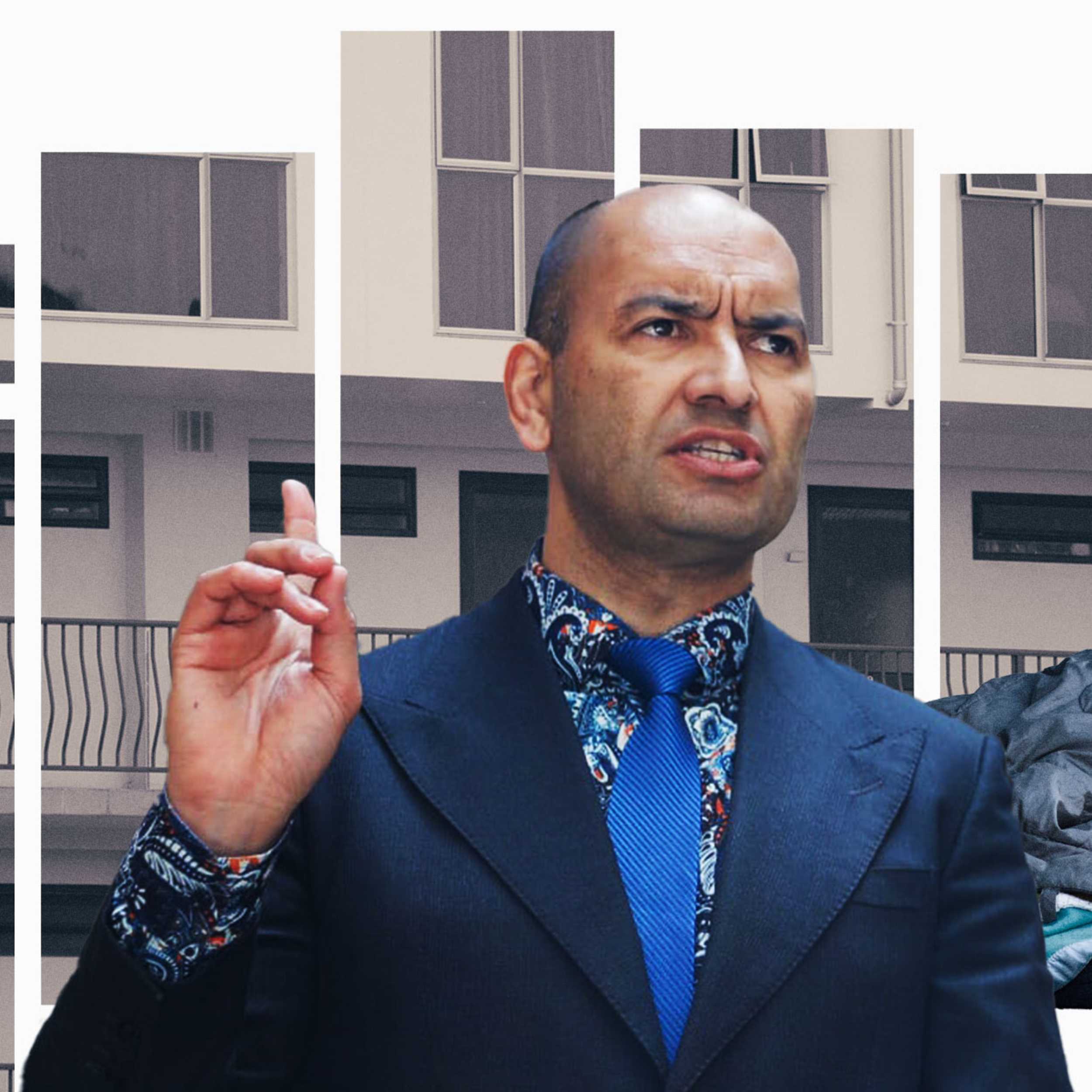 Outrage over emergency housing targets artwork