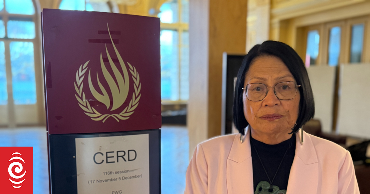 Māori health leader Lady Tureiti Moxon delivers complaint to UN in Geneva