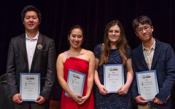 KIPC Finalists L-R: Shuan Hern Lee, Sunwha Kim, Katherine E Benson, Baichao Lan