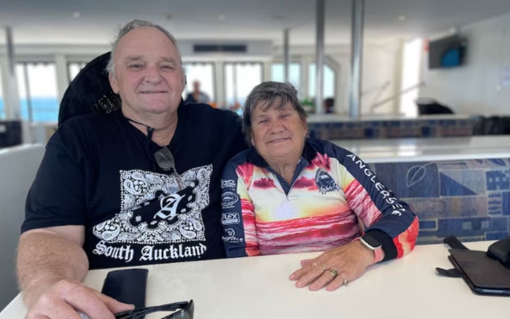 Bev and John Winks had whale watching on their bucket list.