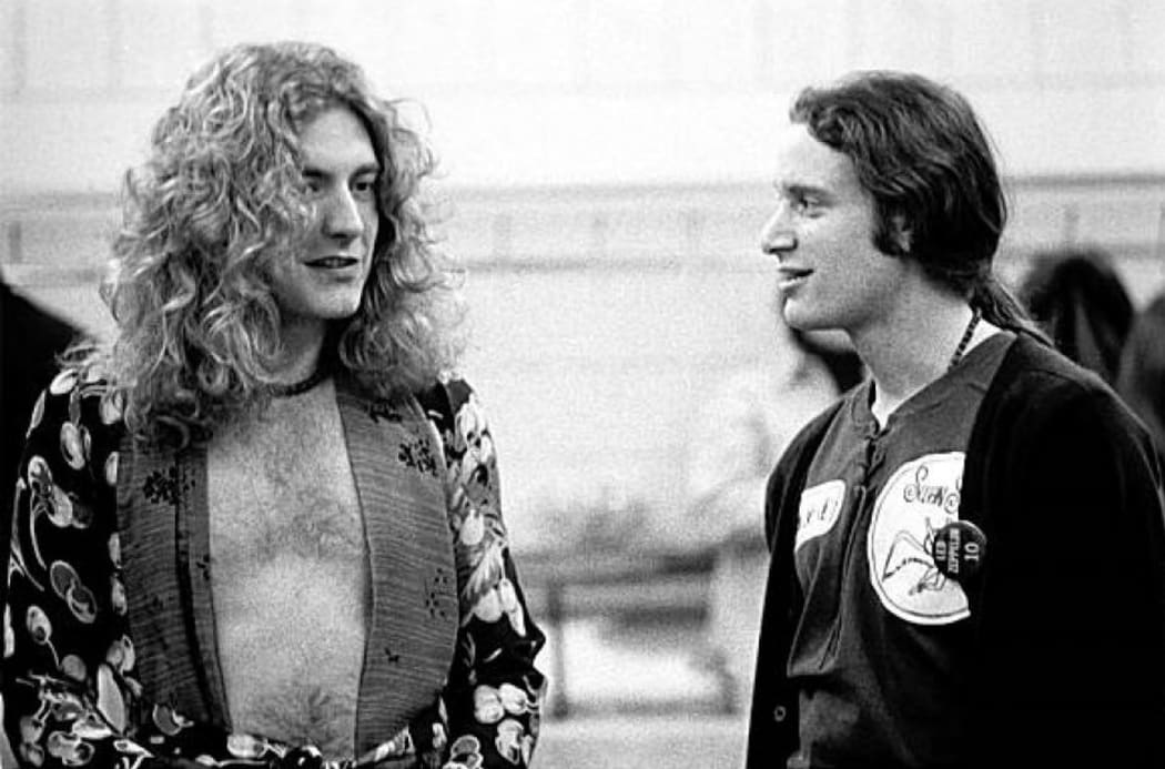 Robert Plant and Danny Goldberg