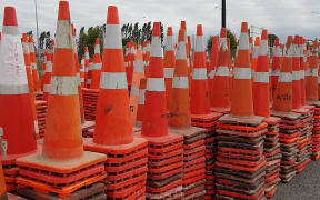 Road cones lost now found by the conemobile