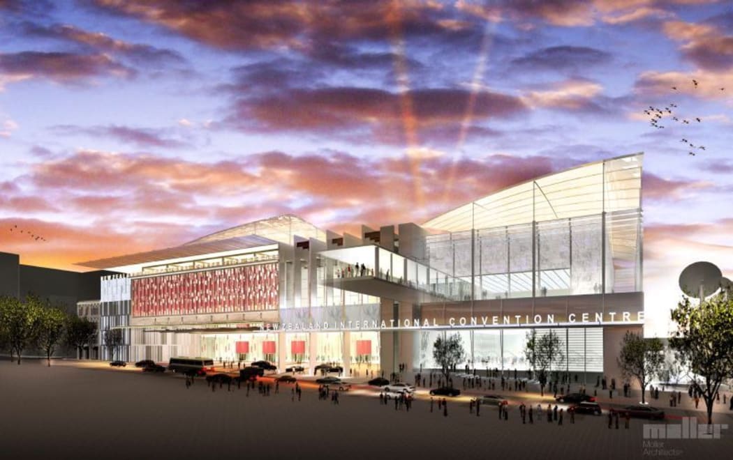 An artist's impression of the convention centre.