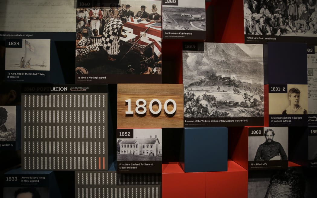 He Tohu, a new permanent exhibition of three iconic constitutional documents that shape Aotearoa New Zealand. Treaty of Waitangi, Declaration of Independence and Women's Suffrage Petition.