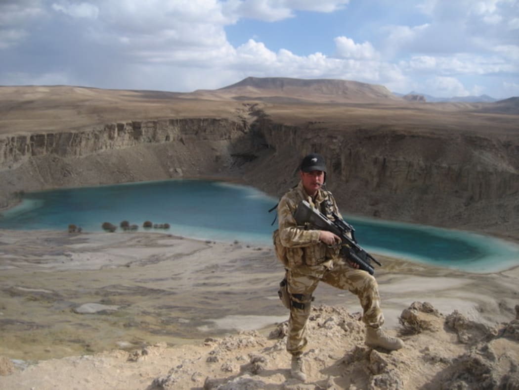 Mark Brewer on deployment in Afghanistan