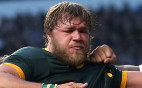 The Springbok number 8 Duane Vermuelen.
