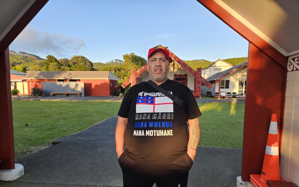 Robert Katene from local iwi Ngāti Toa proud to host Hikoi
