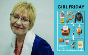 Kristine Philipp and her book, Girl Friday.