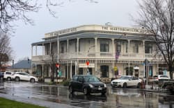 Martinborough Hotel. The owner of the hotel Tim Smith says he’s by 10am on Thursday,18 guest nights had been cancelled. He says others in the district are hit harder by severe weather but says it’s clear the town needs a new bridge.