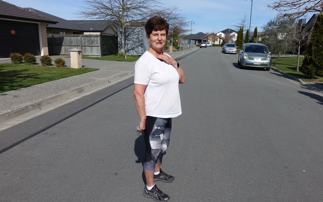 Faye McGill resident of Marble Court, Northwood, Christchurch