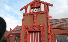 The Wharenui, Tamatea at Otakou Marae.