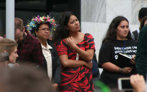 Pacific Islands concerns took centre stage at the march on New Zealand's parliament, demanding climate change action. 15 March 2019