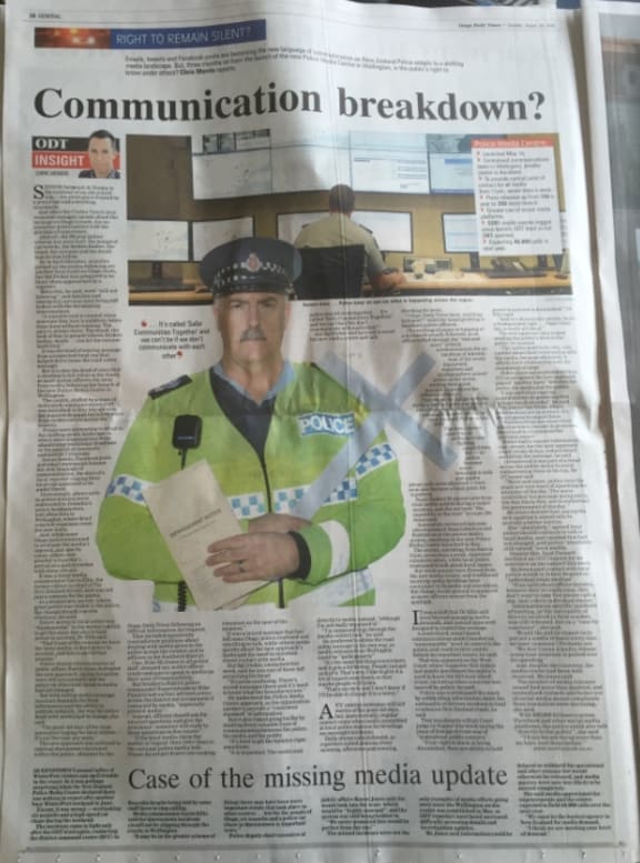 The Otago Daily Times investigation into Police comunications.