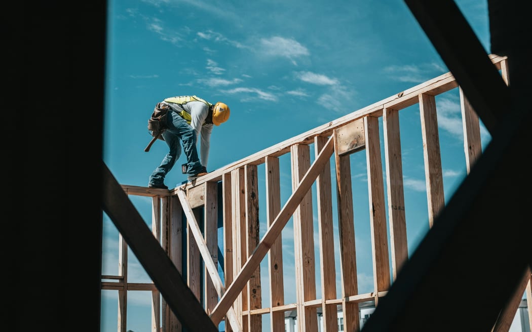 A worker on a construction site.