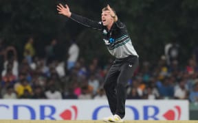 Lockie Ferguson of New Zealand appeals