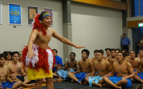 St Peter’s College Samoan group performing at their fiafia night.