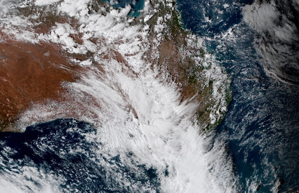 A satellite image from Friday.