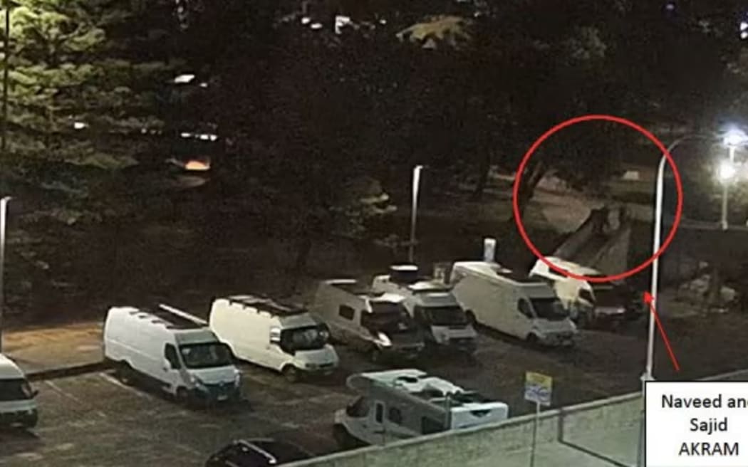 Naveed and Sajid Akram are seen on the bridge at Bondi Beach two days before the attack.